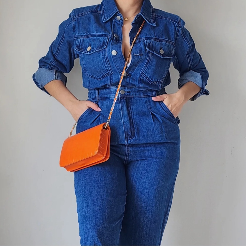 Denim jumpsuit